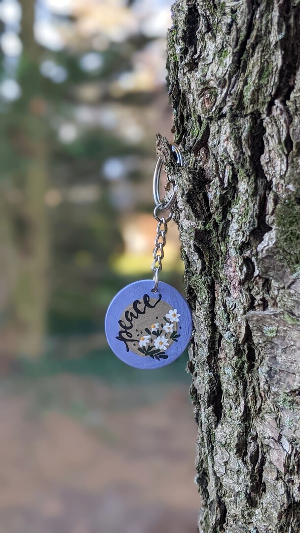 Peace & Joy | Acrylic Keychain Peace & Joy | Acrylic Keychain